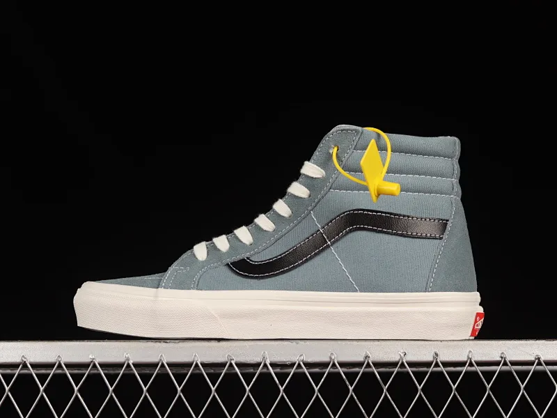 All categories Vans Vans series Vans Hi Vans high-top Vans OG SK8-Hi Lx fairy haze blue color Japanese retro trend high-top canvas skateboard shoes VN0A4BVB20R